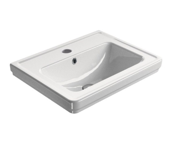 GSI Classic valamu 600×460, 3 segistiava, valge