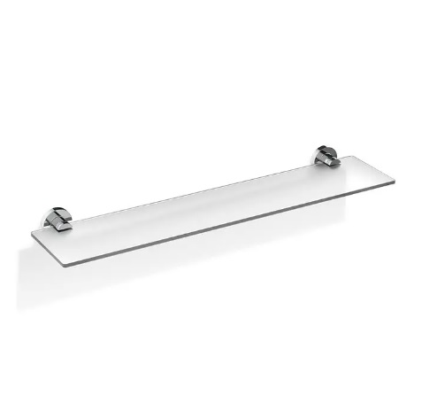BASIC BA GLA60 klaasriiul 60 cm- kinnitused kroom, matt must