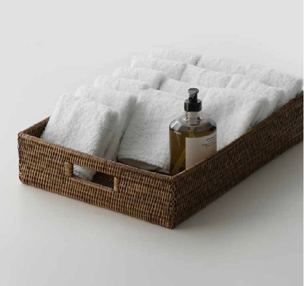 BASKET TRAY rotangist kandik- hele rotang, tume rotang