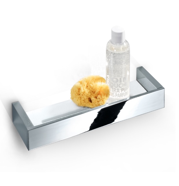 BRICK BK DA30/BK DA60 duširiiul 30cm, 60 cm- valge akrüülriiul/kroom, valge akrüülriiul/satiin nikkel