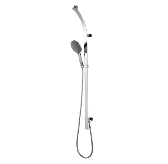 MIXA/3 FITAIR D47002 dušiliftikomplekt (1200mm), reguleeritav ülemine seinakinnitus, käsidušil 2 positsiooni, veeväljund- kroom