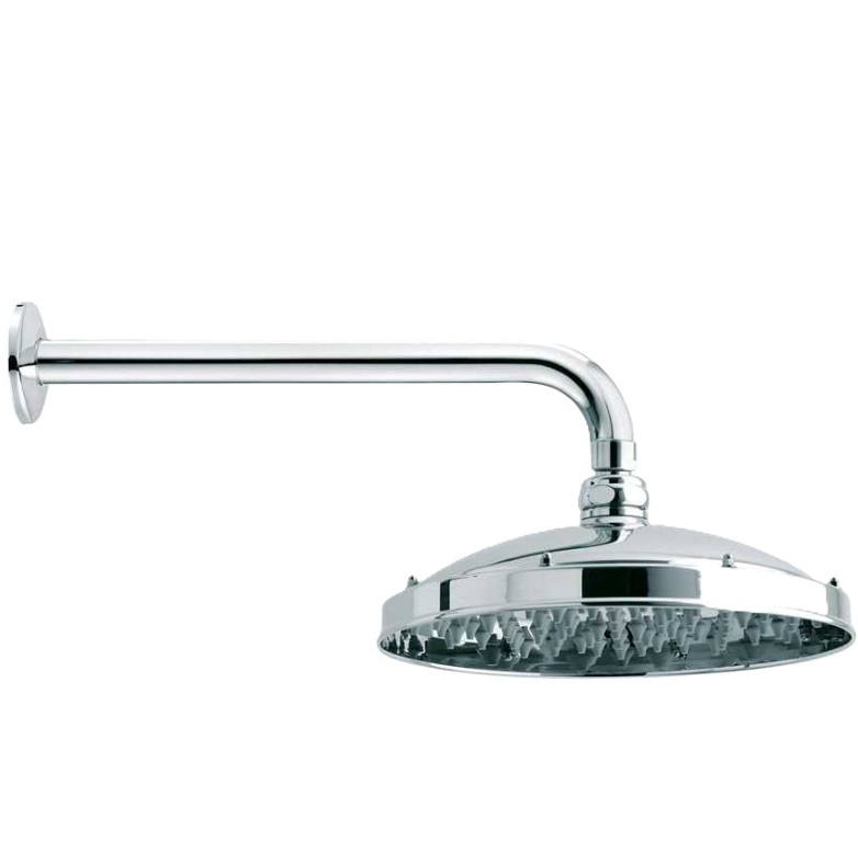 RETRO ANTICAL H18700H silikonotstega peadušš 230mm dušitoruga seinast 350mm- kroom, harjatud nikkel, pronks, vask