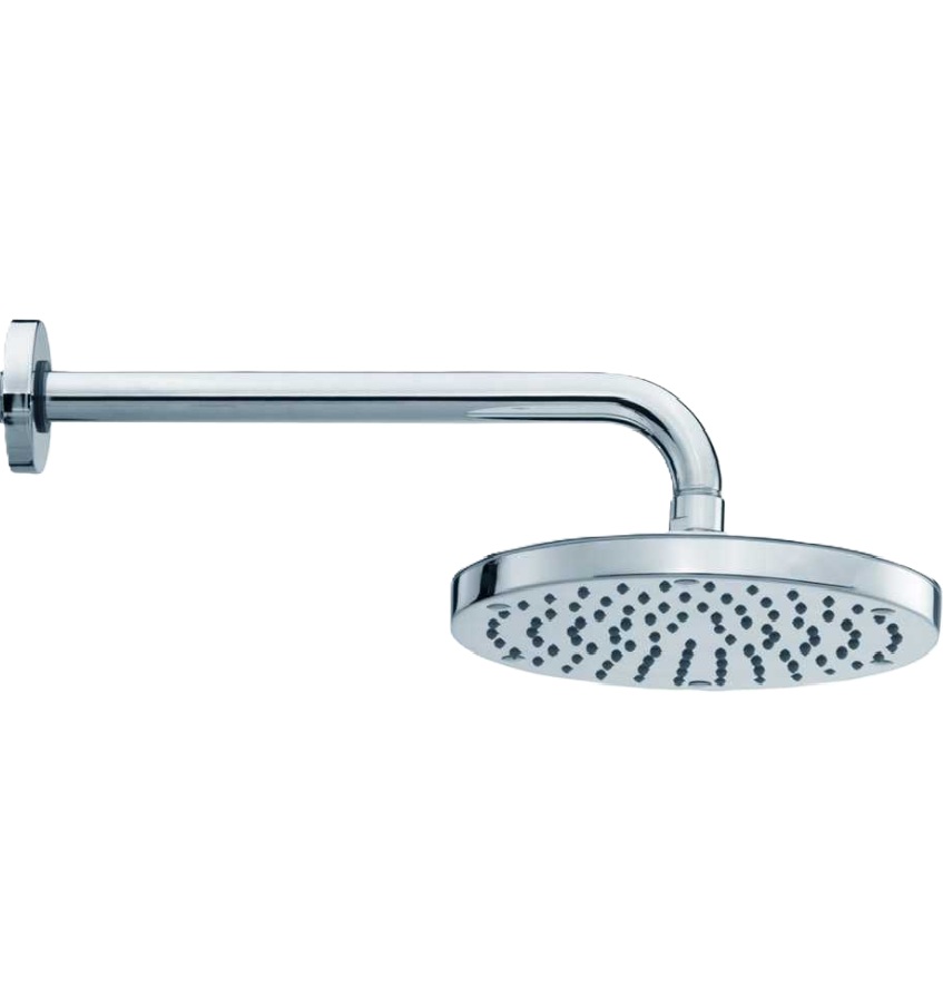 OKI H19405H peadušš 200mm dušitoruga seinast 350mm- kroom, harjatud nikkel