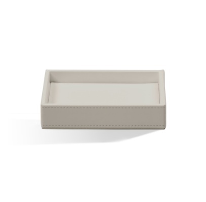 BROWNIE TAB S niiskuskindlast kunstnahast kandik, 130x95xh-37mm- valge, must, liivebeež, taupe