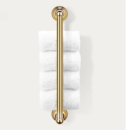 CLASSIC CL GTH väikeste rätikute hoidja, 60x80xh-460mm- kroom, poleeritud nikkel, kuld (24 karaati)