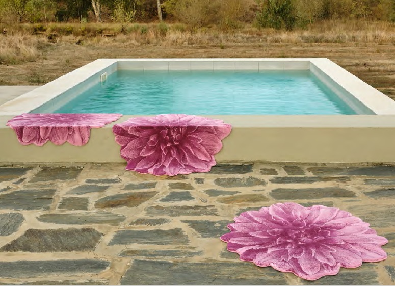 DAHLIA vannitoavaip, 100% puuvill, läbimõõt ca 100cm