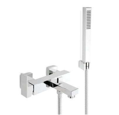 ERGO-Q 66440C vanni- ja dušisegisti käsidušikomplektiga- kroom, matt must