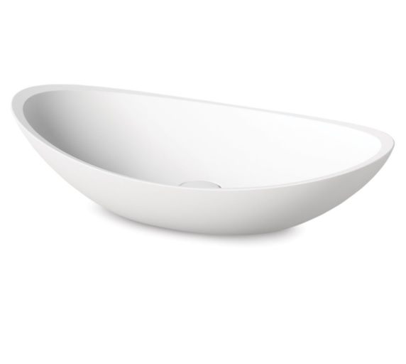 FELICE kätepesuvalamu tööpinnale, 690x375xh-158 mm, Silkstone matid toonid – valge, hall, beež, grafiit