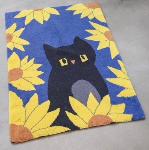 LEA`S CAT vannitoavaip, 100% puuvill, 1 muster & 1 suurus- 70x100cm – PIIRATUD KOGUS!