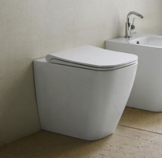 NUBES põrandal seisev wc-pott rimless