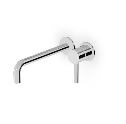 PAN ZP6123+R99815 2-osaline valamusegisti seinast, jooksutoru 230mm- 10 läikivat ja harjatud viimistlust