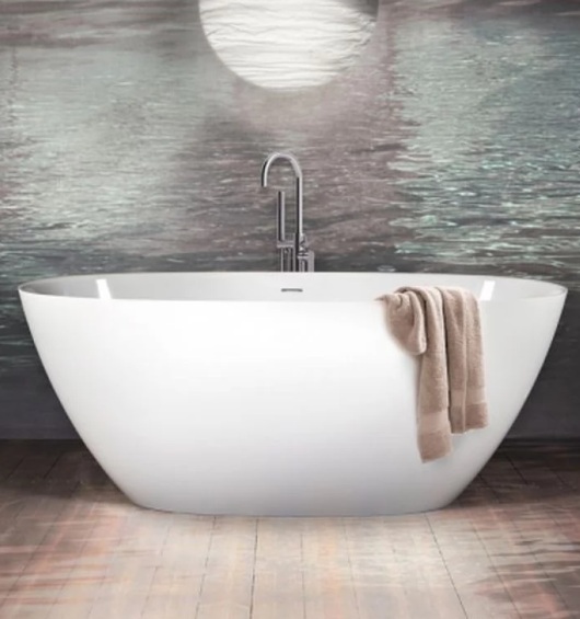 PERLA 160 iseseisev vann 1600x750xh-600mm, CastStone läikivad viimistlused- valge, clay/terrakota, fog/hallikasroheline