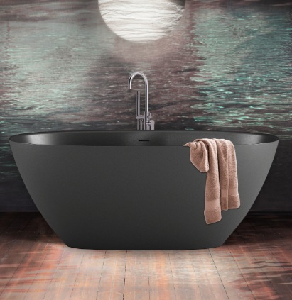 PERLA 160 iseseisev vann 1600x750xh-600mm- Silkstone viimistlused matt valge, matt hall, matt beež, matt grafiit