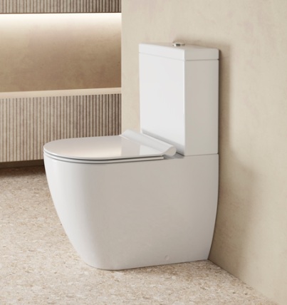PURA loputuskastiga wc-pott rimless